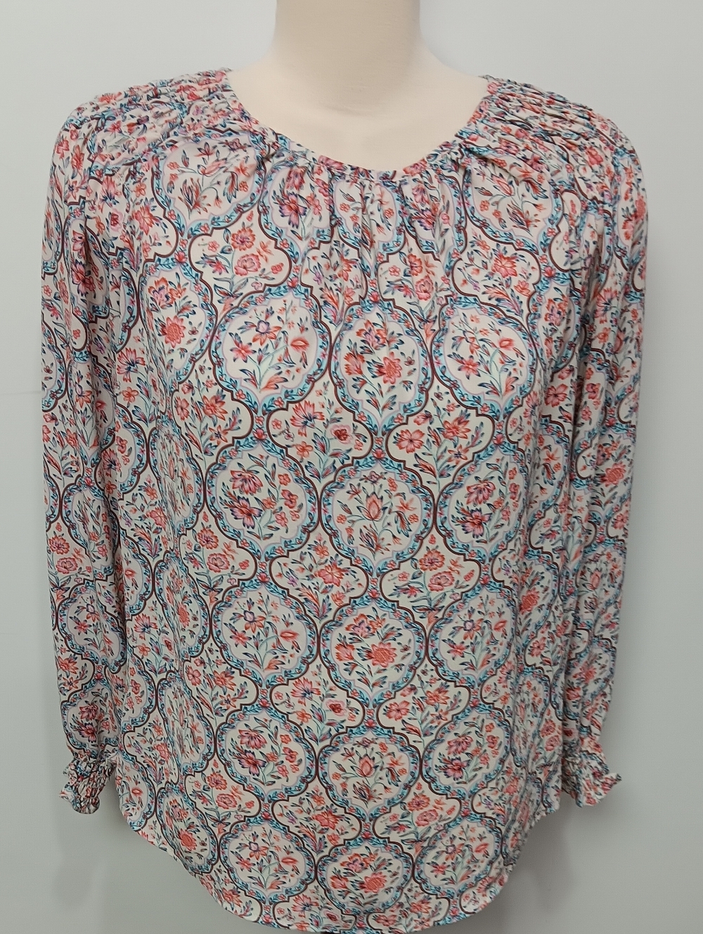 Joie Floral Long Sleeve Blouse